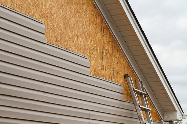Professional Siding Replacement technician working in Medina, TN
